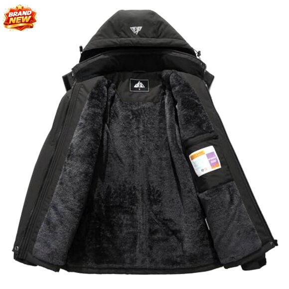 Waterproof Ski Snowboard Jacket Windproof Hooded Winter Coat - Picture 5 of 7